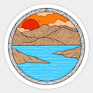 SUNSET Sticker